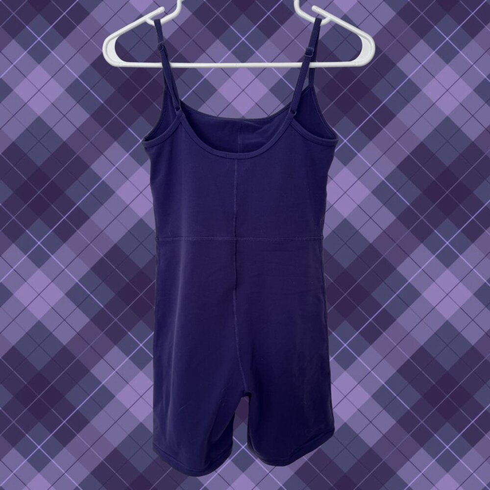 Aritzia Wilfred Free Purple Romper Unitard Bodysuit Shorts Size S - Picture 2 of 4